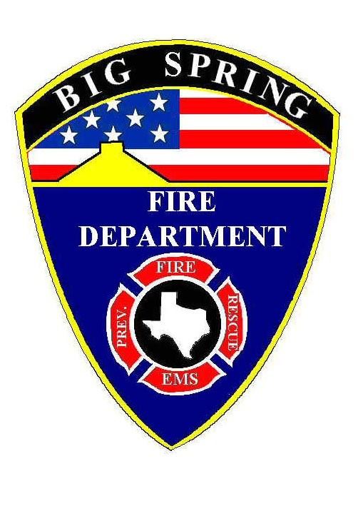 Big Spring Fire Department Patch