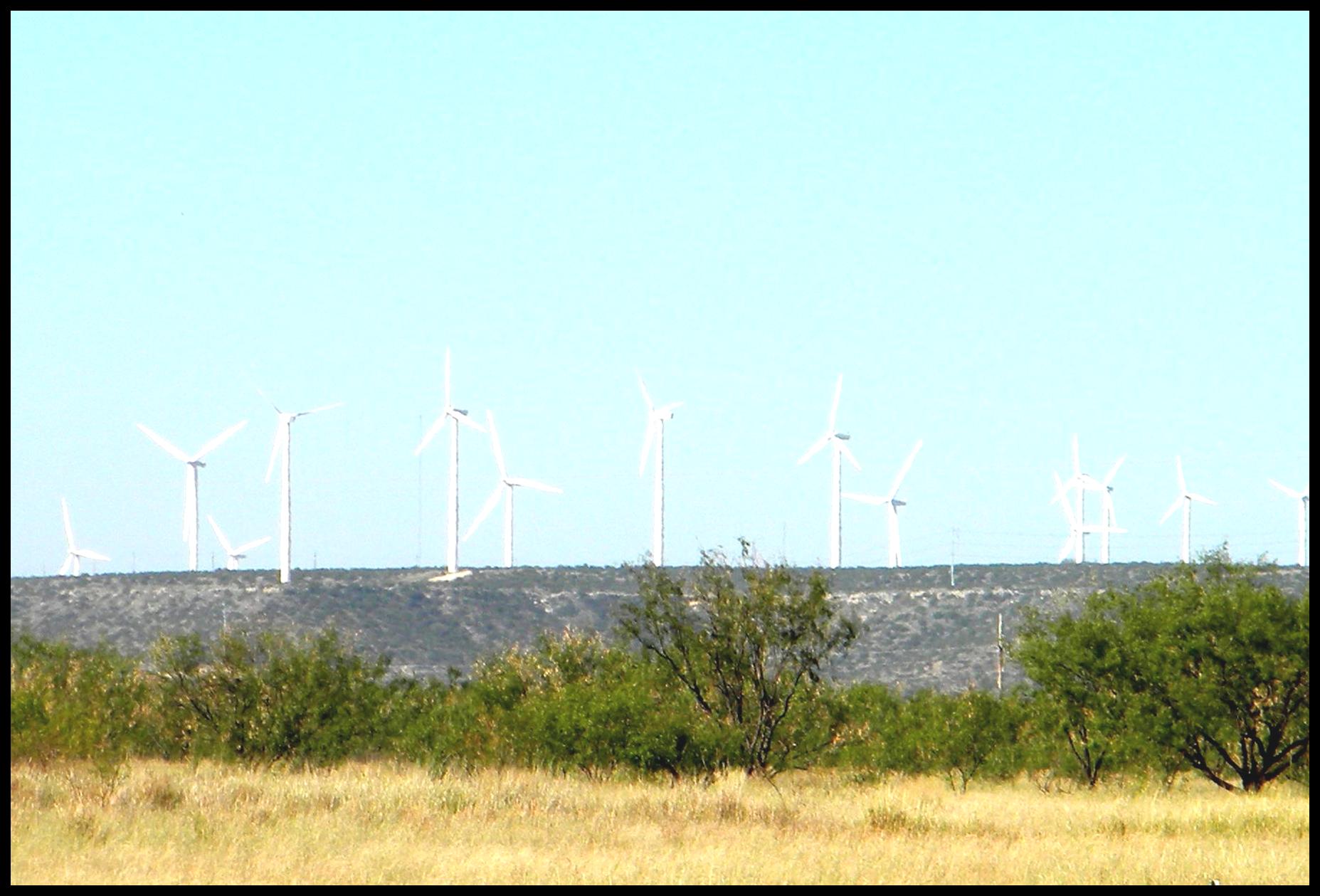 Wind Farm Near Big Spring