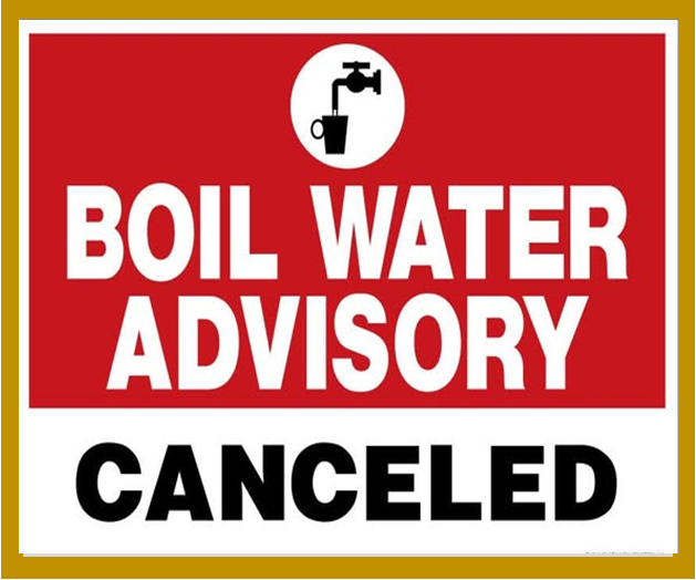 Boil Water Canceled