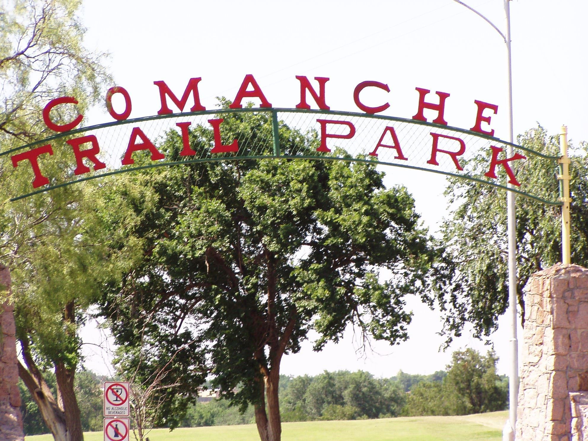 Comanche Trail Park Entrance
